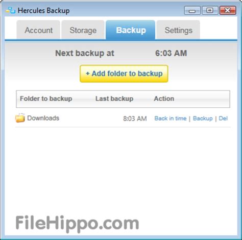 Hercules Backup for Windows